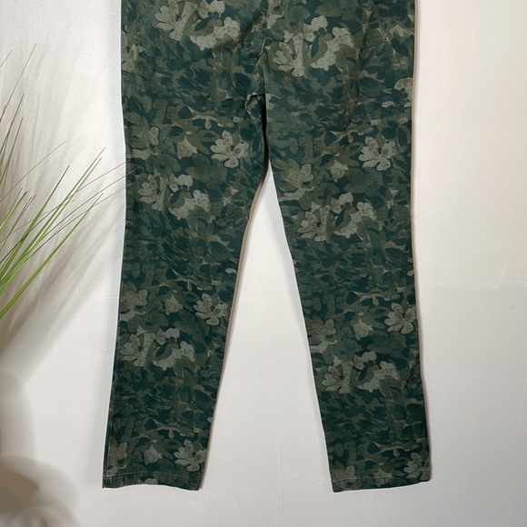 GAP Mens Green Floral Print Lived In Slim Fit Pant Size 32 - Picture 6 of 8